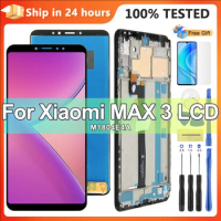 6.9" AMOLED LCD For Xiaomi Max3 LCD Display Touch Screen Digitizer Assembly For Xiaomi Mi Max 3 Screen Replacement With Frame