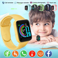 Children's Smart Digital Connected Watch With Call Reminder Step Count Heart Rate Monitoring For Kids Men Women Watch hodinky