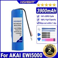 HSABAT 0 Cycle 3900mAh Battery for AKAI EWI5000 18650 16650 electronic blowpipe batteries Replacement Accumulator