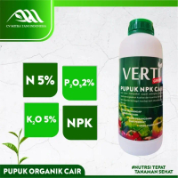 Pupuk NPK Cair Pemacu Perekat Verti-Grow Penambah Kualitas 1000ml
