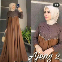 AJENG CERUTY BABYDOLL FULL PURING GAMIS WANITA TERBARU // OUTFIT WANITA KEKINIAN // BAJU LEBARAN // 