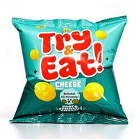 CIKI BERHADIAH [1 RENTENG Isi 10 Bungkus] - Snack Chiki Hadiah Tunai Bila Beruntung Camilan Murah Ec
