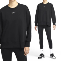 【NIKE 耐吉】PHNX FLC OS Long CRE 女款 黑色 運動 休閒 圓領 超寬鬆 長袖 FZ4271-010
