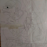 Sketsa Wayang Bagong Ki Seno Nugroho - Gambar Wayang Klasik Indonesia untuk Seni dan Kreativitas