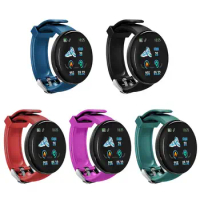 100pcs D18 Smart Watch Men Women Blood Pressure Round Smartwatch Waterproof Sport Smart Watch Fitness Tracker For Android Ios Z2