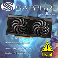 Sapphire RX 6600XT 8GB Video Card GPU AMD Radeon RX6600 Graphics Cards Desktop PC Computer Game