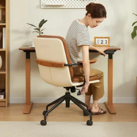 Modern Retro Leisure Office Chairs Lifting Swivel Desk Chair Home Backrest Computer Chair Office Furniture Bedroom Gaming Chair