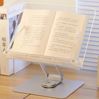 F3MA Reading Stand Recipe Book Stand Book Holder for Reading Adjustable Foldable Rack