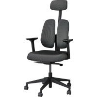 【NITORI 宜得利家居】人體工學椅 DUOREST DX2 OC901(人體工學椅 電腦椅 辦公椅 DUOREST)