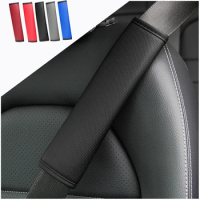 Car Seat Belt Protector Pad For Hyundai i30 Creta Tucson ix35 Solaris Elantra Santa Fe Kona i40 Getz Palisade Car Shoulder Pads