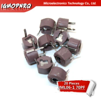 20pcs 70P 70PF 6mm JML06-1 DIP trimmer Adjustable capacitor