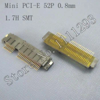 5pcs/lot Mini PCI-E 52P , 0.8mm , 1.7H SMT Connector for Asus Eee PC 1001PX 1101HA 1210T 1215T motherboard