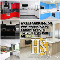 Decosheet dekosit tacosheet pvc sheet Corak Kayu Tebal pelapis lemari meja kitchen set taco hpl