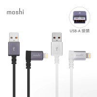 moshi Lightning to USB 90度彎頭充電線 傳輸線(iPhone充電線)
