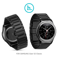 【愛瘋潮】99免運 HOCO SAMSUNG Gear S2 Classic 格朗錶帶三珠款 / 黑色