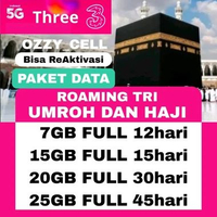 Roaming Tri Umroh dan haji promo murah UMROH HAJI 25GB 45hari