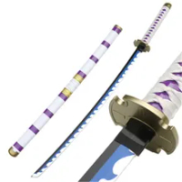 Mới Nhất Cosplay Roronoa Zoro Enma Đen/Trắng Yama Quỷ 2nd Kitetsu Sauron Vũ Khí Gỗ Thanh Kiếm Chống Đỡ 104Cm