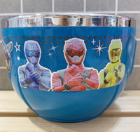 【震撼精品百貨】特命戰隊 Go Busters 韓國 機器戰隊不鏽鋼單把碗/湯碗(800ML)-藍#51333 震撼日式精品百貨