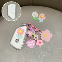 Sarung Sarung Kunci Kereta Volkswagen, Untuk VW Golf 7 MK7, Tiguan MK2, Untuk SEAT Ateca Leon FR 2,