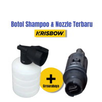 Nozzle & Botol Sabun Shampoo Snow Wash Jet Cleaner Krisbow 35-90–100 Bar | Kepala Semprotan Air Cuci
