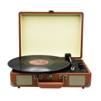 黑膠唱片機手提木質復古留聲機藍牙歐式客廳擺件唱機音箱外貿禮品 夢露日記