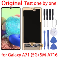 Original For Galaxy A71 LCD Screen and Digitizer Full Assembly for Samsung Galaxy A71 (5G) SM-A716