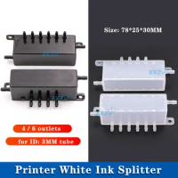 Ink Splitter for Digital Textile Machine UV Flatbed Machine White Ink Circulation Buffer Bottle