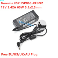Original FSP FSP065-REBN2 19V 3.42A 65W FSP065-REB AC Adapter For ASUS X555U X555L X555D PHILIPS 224E5Q 1965ADPC Laptop Charger