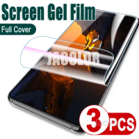 3PCS Full Cover Hydrogel Film For Xiaomi Poco F5 F2 Pro F3 F4 GT 5G F 5 4 3 2 5Pro 2Pro 4GT 3GT 5 G Water Gel Screen Protector
