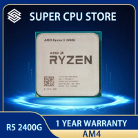 AMD Ryzen 5 2400G R5 2400G 3.6 GHz Quad-Core Quad-Thread 65W CPU Processor YD2400C5M4MFB Socket AM4