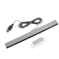 300pcs Replacement Wii Sensor Bar Wired Receivers IR Signal Ray USB Plug for Nitendo Remote