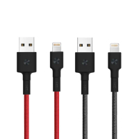 【ZMI】MFI認證 USB-A to Lightning 編織款 快充電線/傳輸線 1.5M 支援iPhone 5-14(iPhone/iPad適用/AL853)