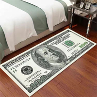 Dollar Car Money Rugs Dollar Bill Runner Area Rug For Bedroom Car Rectangular Bay Window Balcony Ame