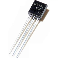 (5pcs) BT131-600 BT131 1A 600V Triac TO-92