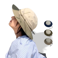 【ZOII 佐壹】大和拼接奔尼帽(漁夫帽 登山帽 透氣帽 奔尼帽 工裝帽 帽子 穿搭 配件 #101035)