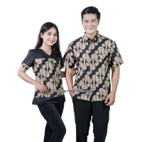 Couple Batik Moden fashion Batik Wanita Dan Batik Pria Model Terbaru By Batik Dua Putri Collection B