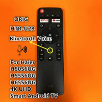 New Voice TV HTR-U28 Remote Control Replace For Haier H50S6UG H55S6UG H65S6UG 4K UHD Smart Android TV Remoto Control