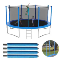 Child Protection Trampoline Poles Trampoline Pole Anti-collision Foam Enclosure Rods Universal Replacement Parts for Steel Tube