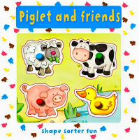 SHAPE SORTER FUN: PIGLET & FRIENDS