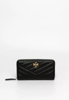 TORY BURCH Tory Burch Kira Chevron Zip Continental 銀包