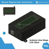 Kesing Arduino Uno Mega lcd 20x4 case lcd 2004 putih
