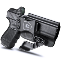 WARRIORLAND IWB Kydex Holster With Optic Cut and Claw for Glock 17/19/19X/26/44/45Gen(1-5)&amp;23/32 Gen(3-4)
