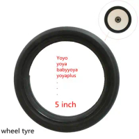 New Wheel Tyre Stroller Accessories 5 inch Orginal Tyre For Yoya baby Stroller Yoya Yoyo Yoyaplus YOYO+ YOYO2 Pram Baby Carriage