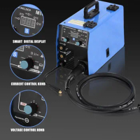 S7 200Amp MIG Welder,110V&amp;220V 4 in 1 MIG&amp;ARC&amp;Lift TIG Gas/Gasless Inverter Multi-Process Dual Voltage Welding Machine