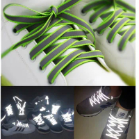 120CM Luminous Reflective Shoelaces Fashion Sneakers Shoelaces for Night Running Cycling Sports Shoes Accessories Safety Glowing