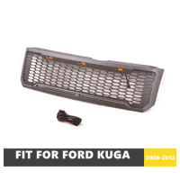 Good Quality ABS Front Middle Grill Racing Grills With LED Lights Fit For Ford Escape Kuga 2008-2012