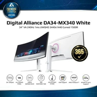 DIGITAL ALLIANCE DA34-MX340 Black | DA34-MX340 White 34" VA 240Hz 1ms UWQHD Curved 1500R 100% sRGB P