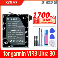 1700mAh KiKiss Battery 361-00087-00 for garmin VIRB Ultra 30 ultra30