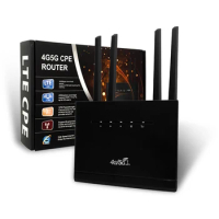 4G CPE Router Wireless Modem 300Mbps with SIM Card Slot WIFI Router Modem Support 32 Users Wireless Internet Router for Home