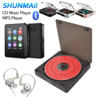 Portable CD Music Player 3.5mm USB Hifi Stereo Audio Album Player Bluetooth-compatible Speaker Digital Display With 3.5mm Jack